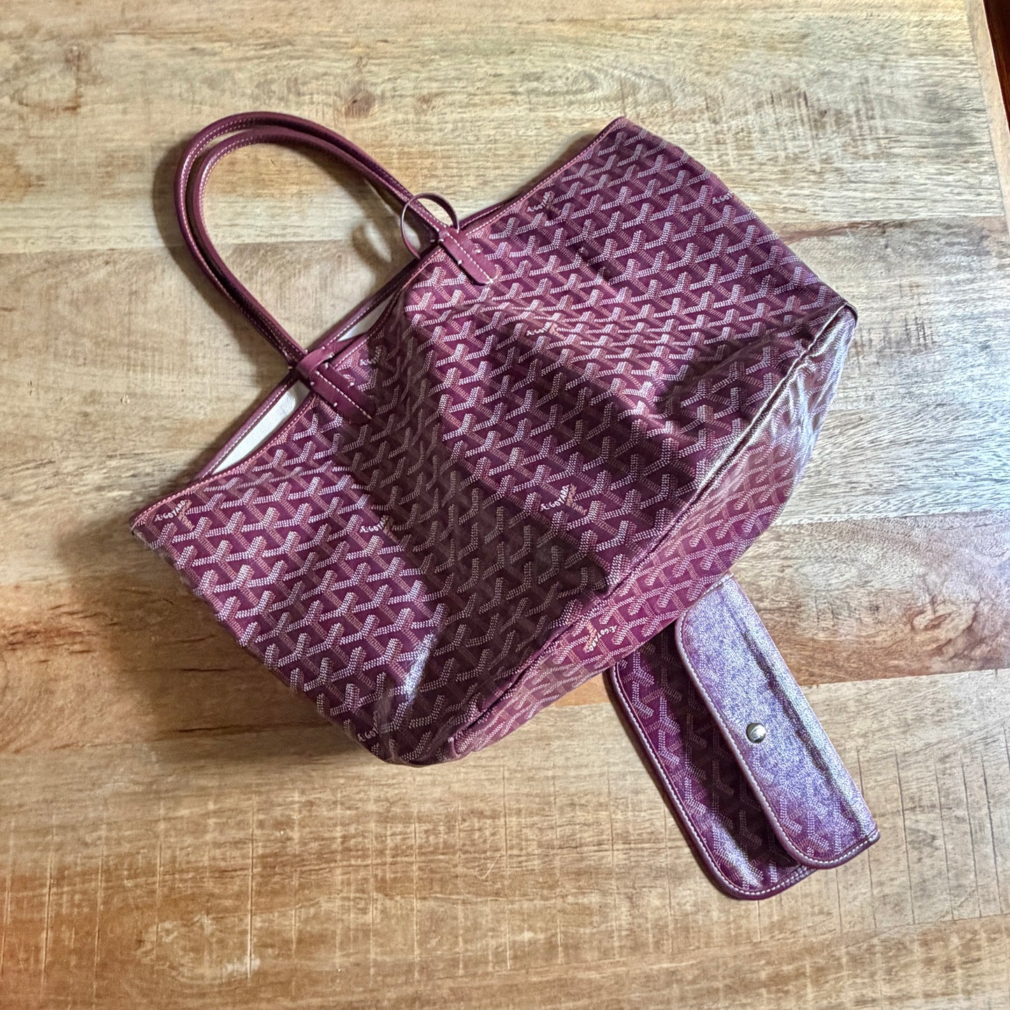 Goyard pochette bordeaux