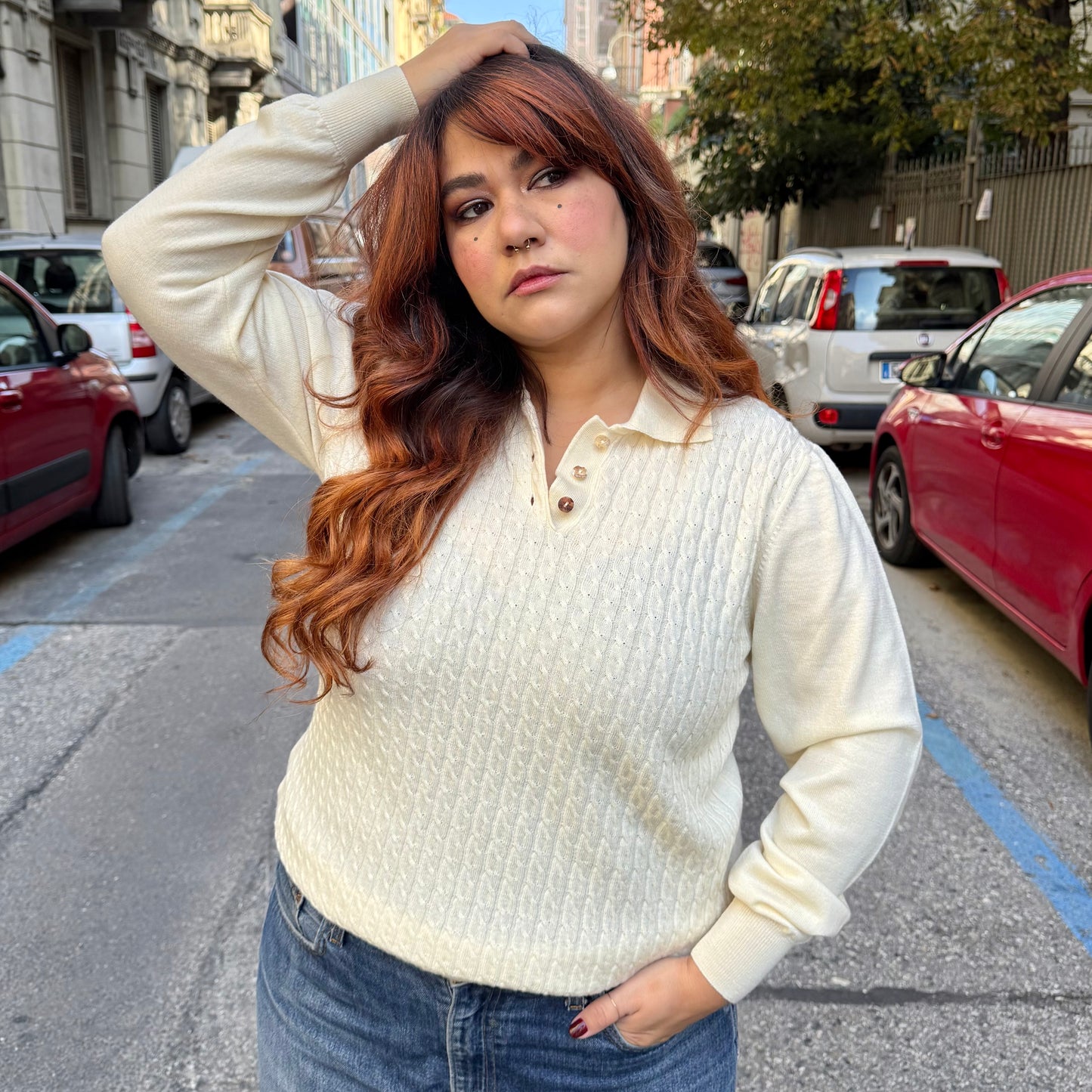 Polo lana extrafine L/XXL