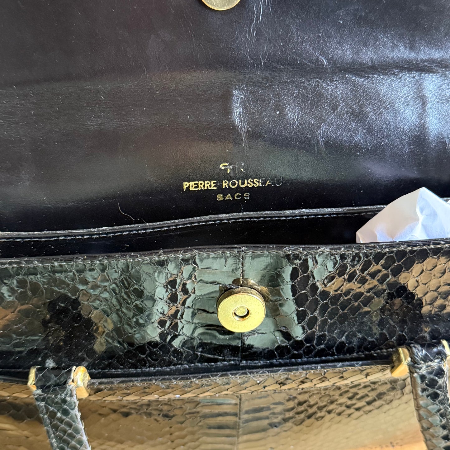 Borsa vintage rettile