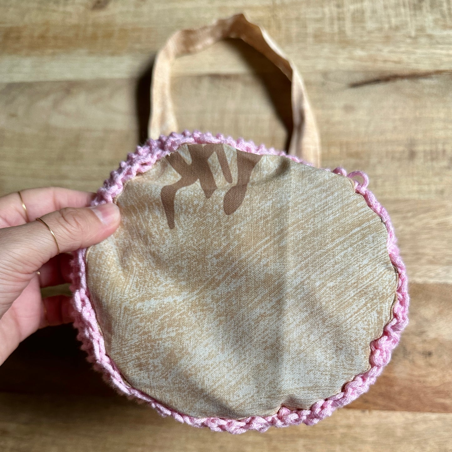 “Mochi bag” rosa chiaro