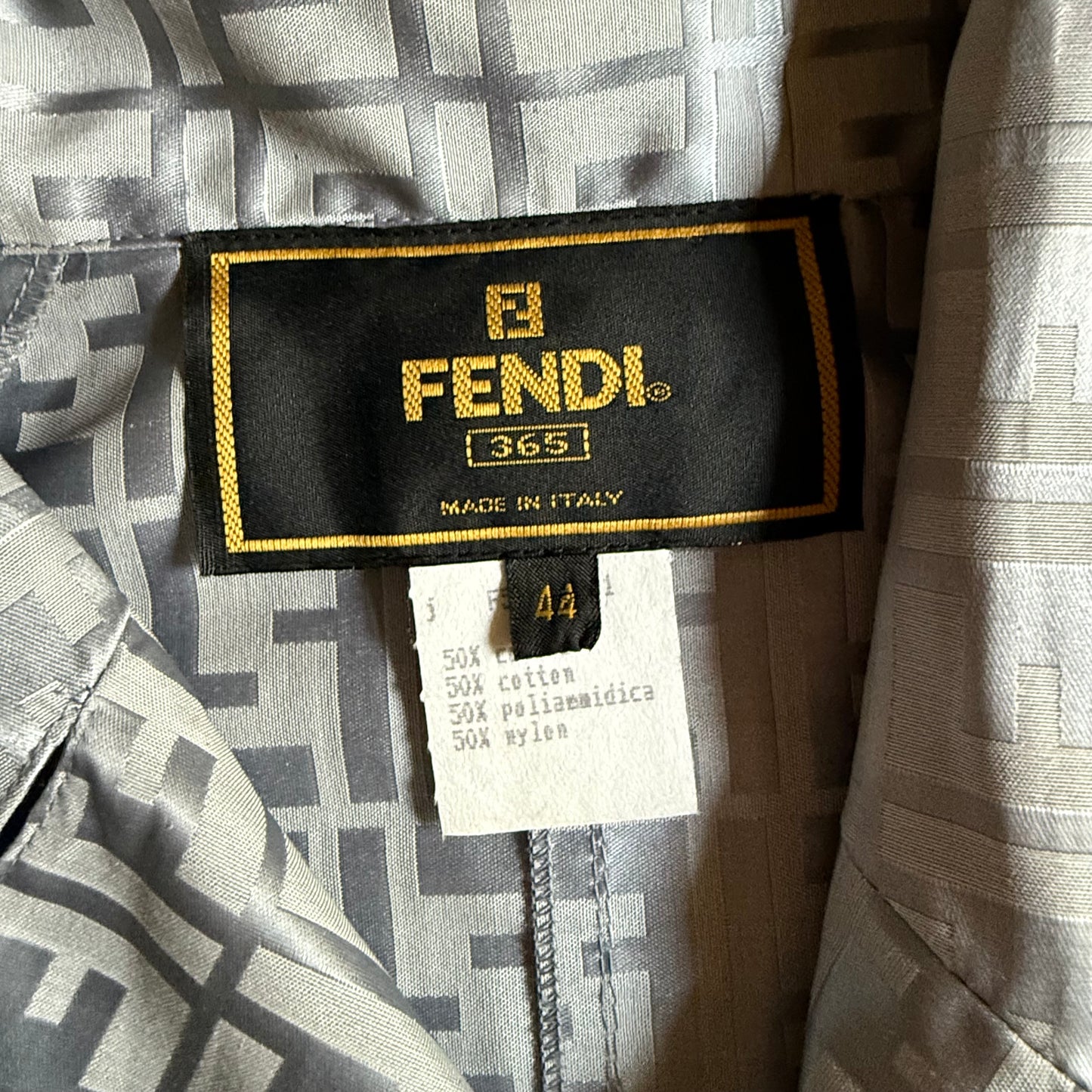 Fendi giacca monogram tg 44/48