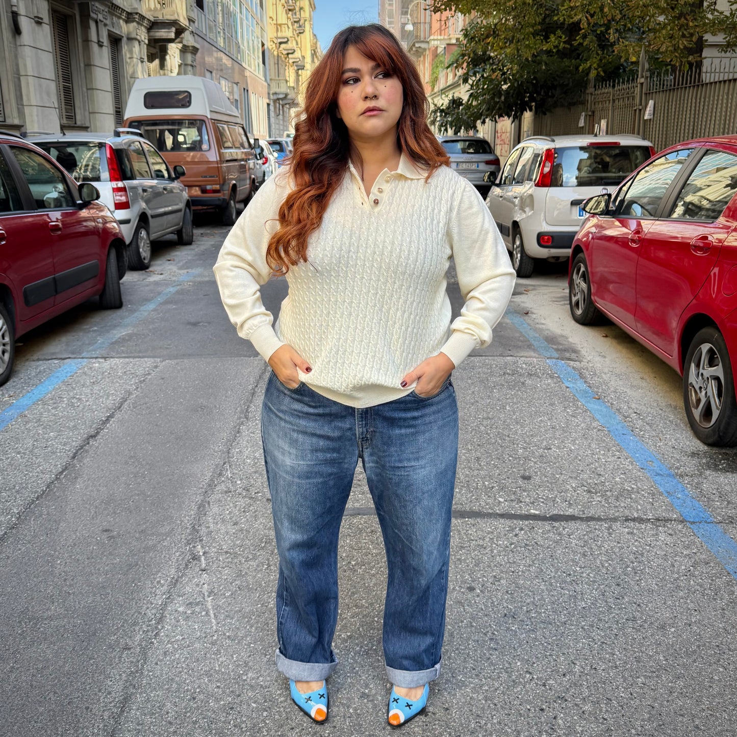 Polo lana extrafine L/XXL