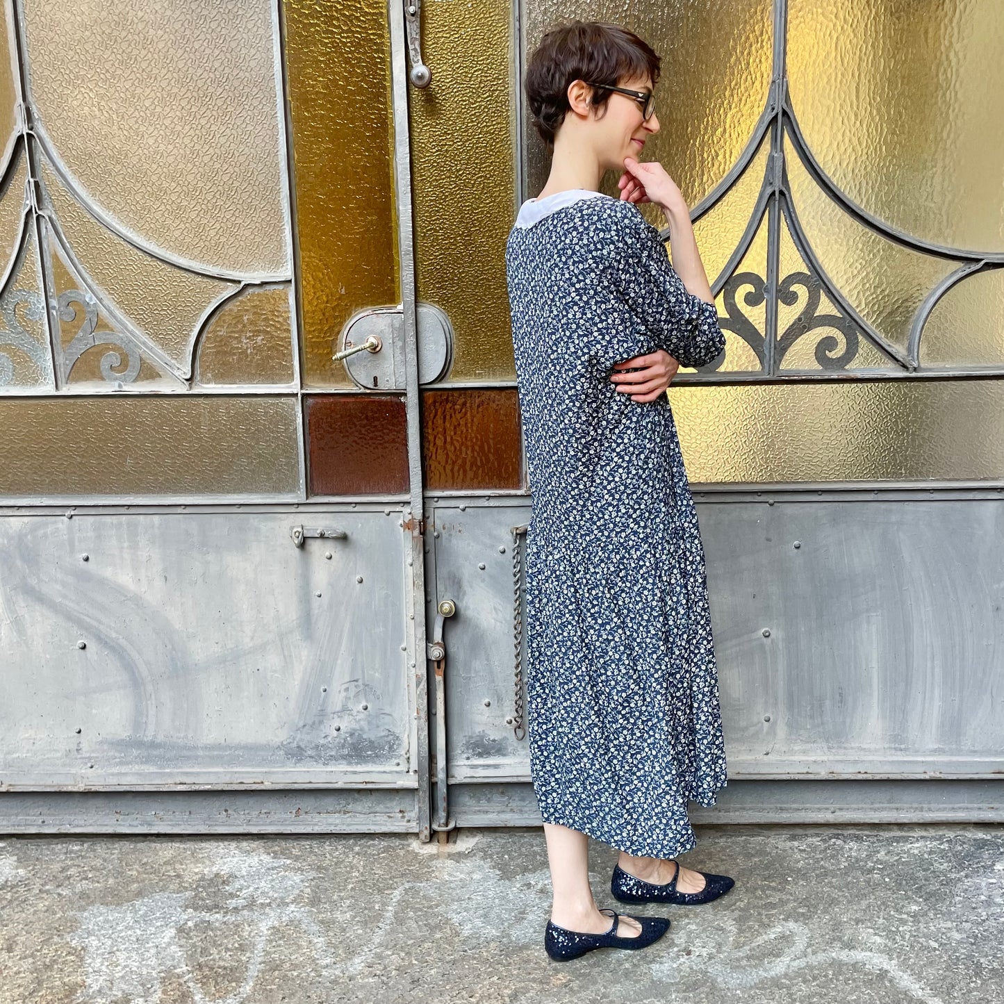 Vintage abito fiori S