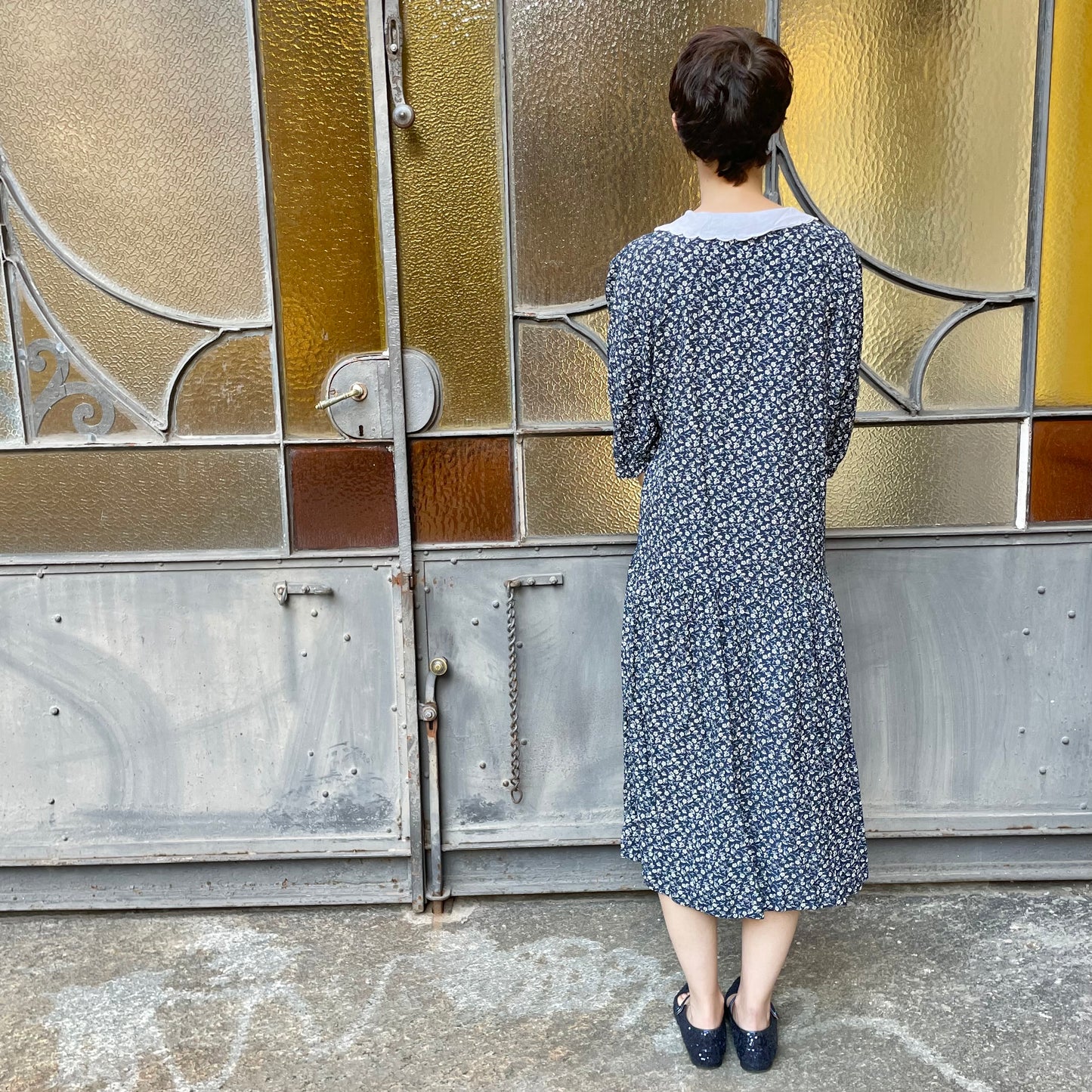 Vintage abito fiori S