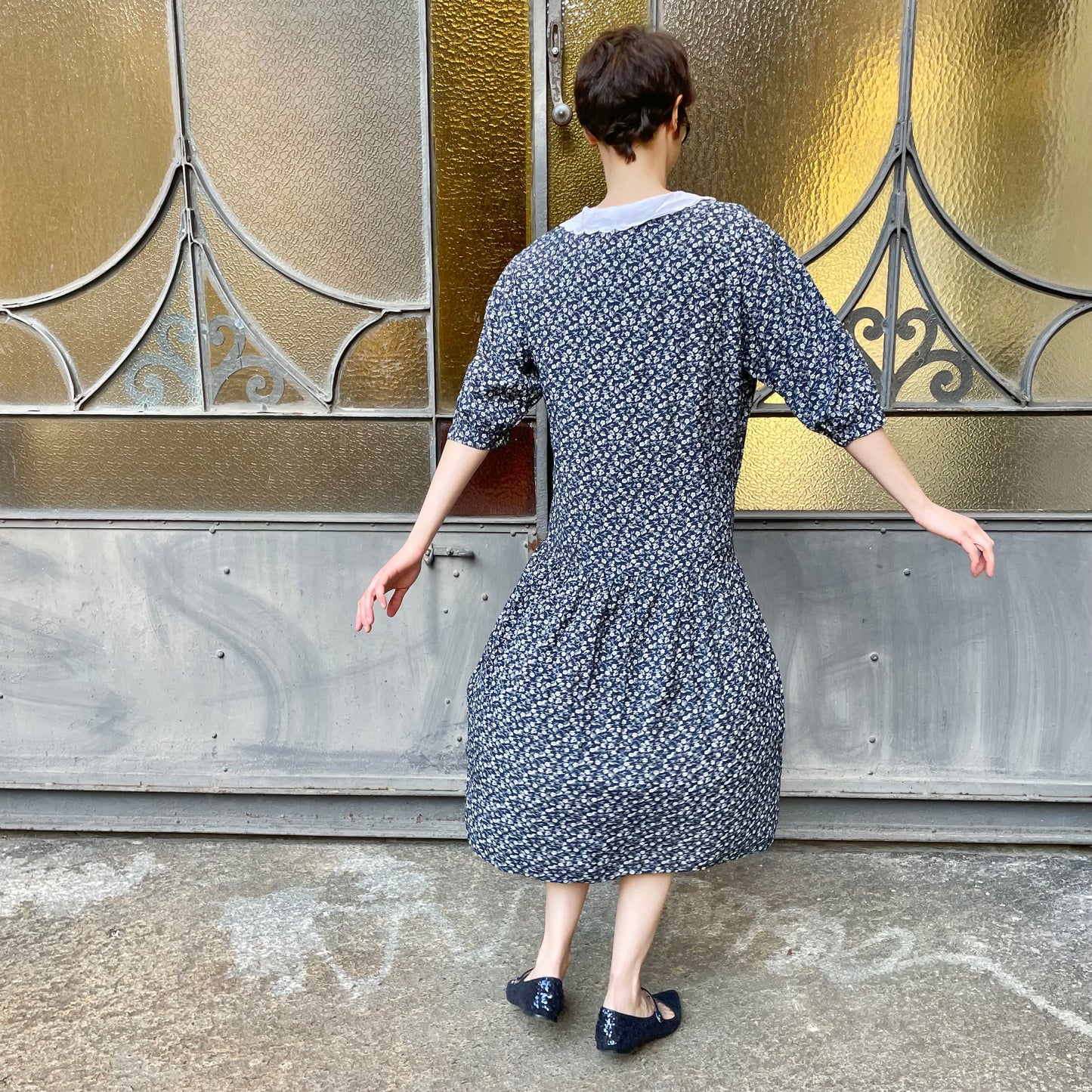Vintage abito fiori S