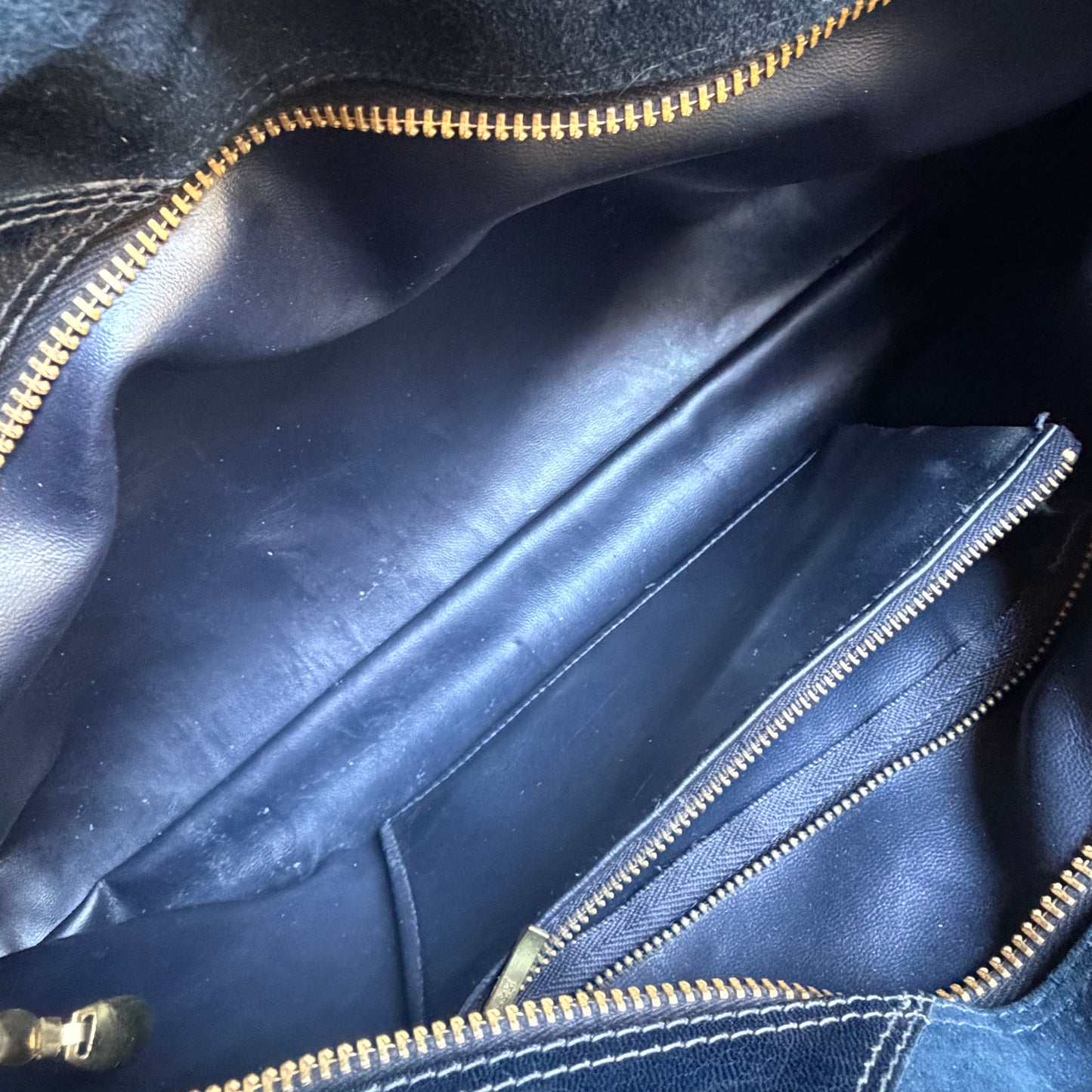 Borsetta vintage nero/blu