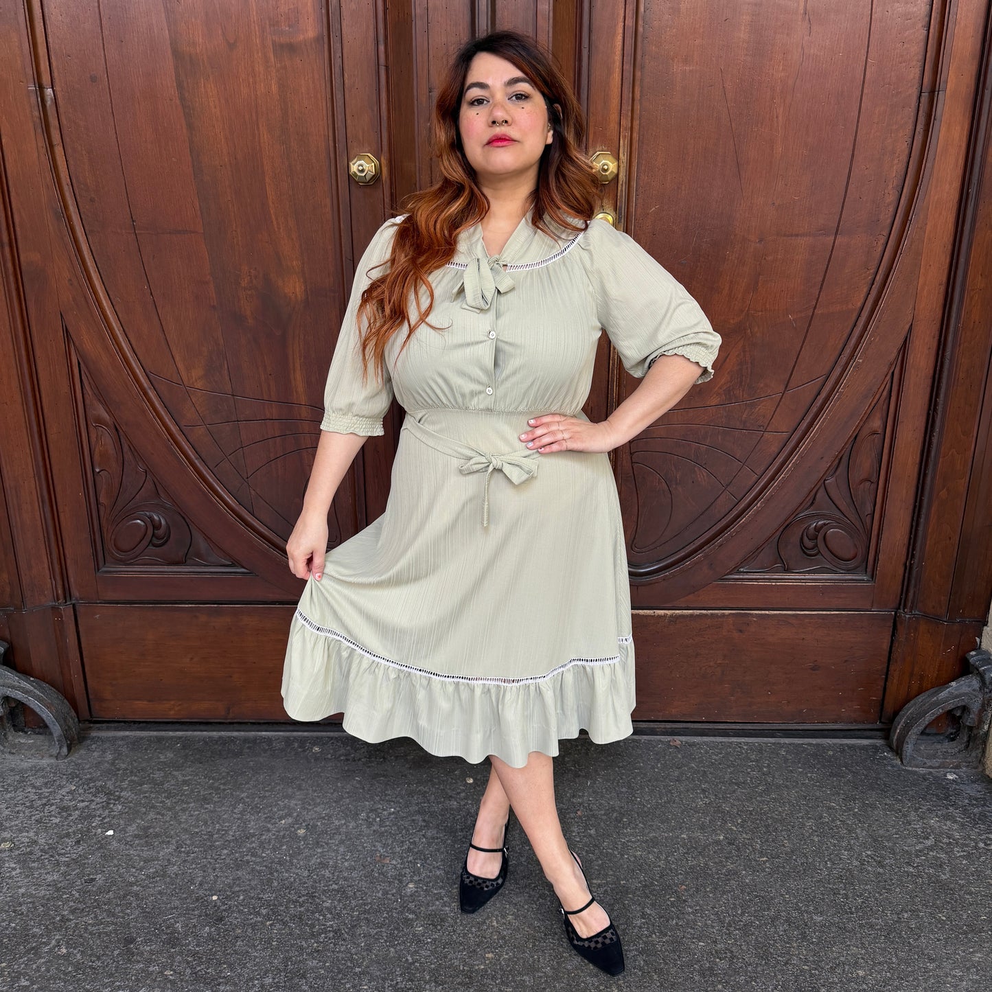 Abito vintage salvia M/XL