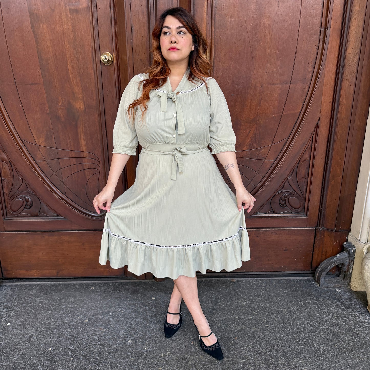 Abito vintage salvia M/XL