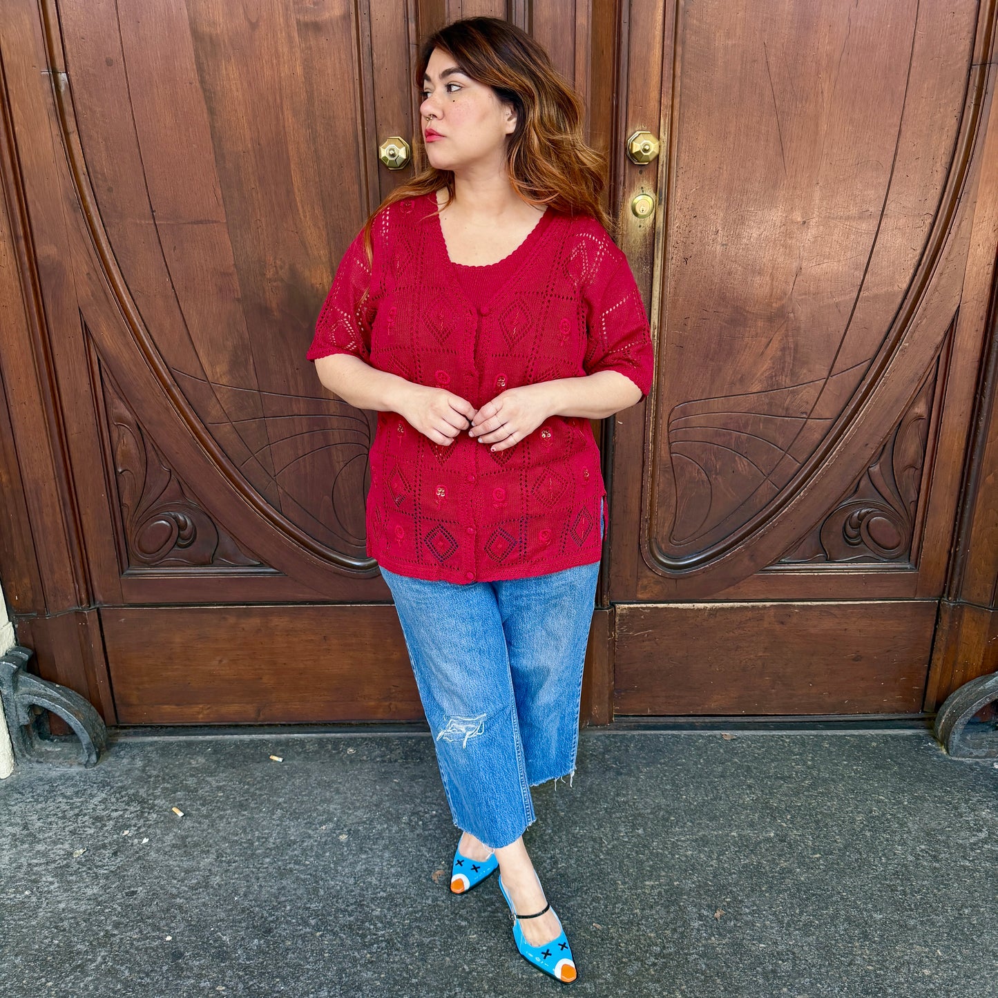Twinset rosso vino L/XXL