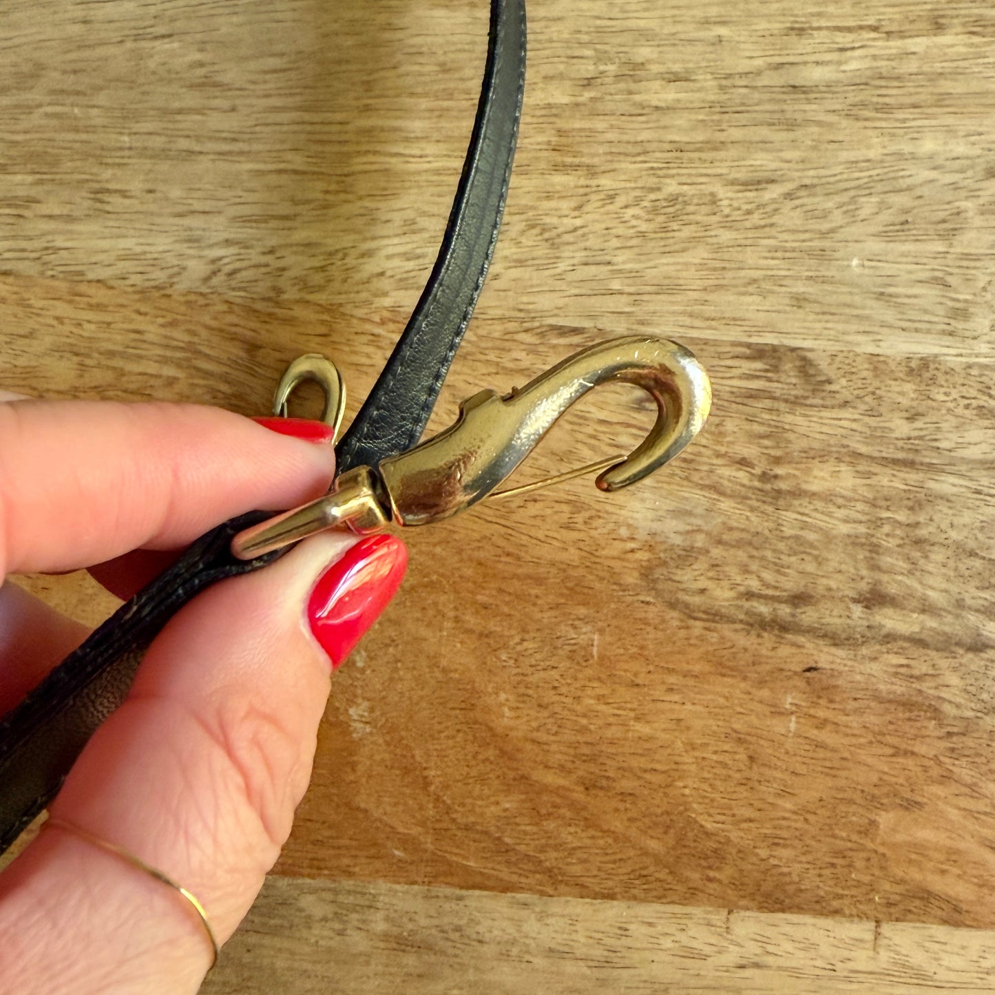 Borsetta vintage nero/blu