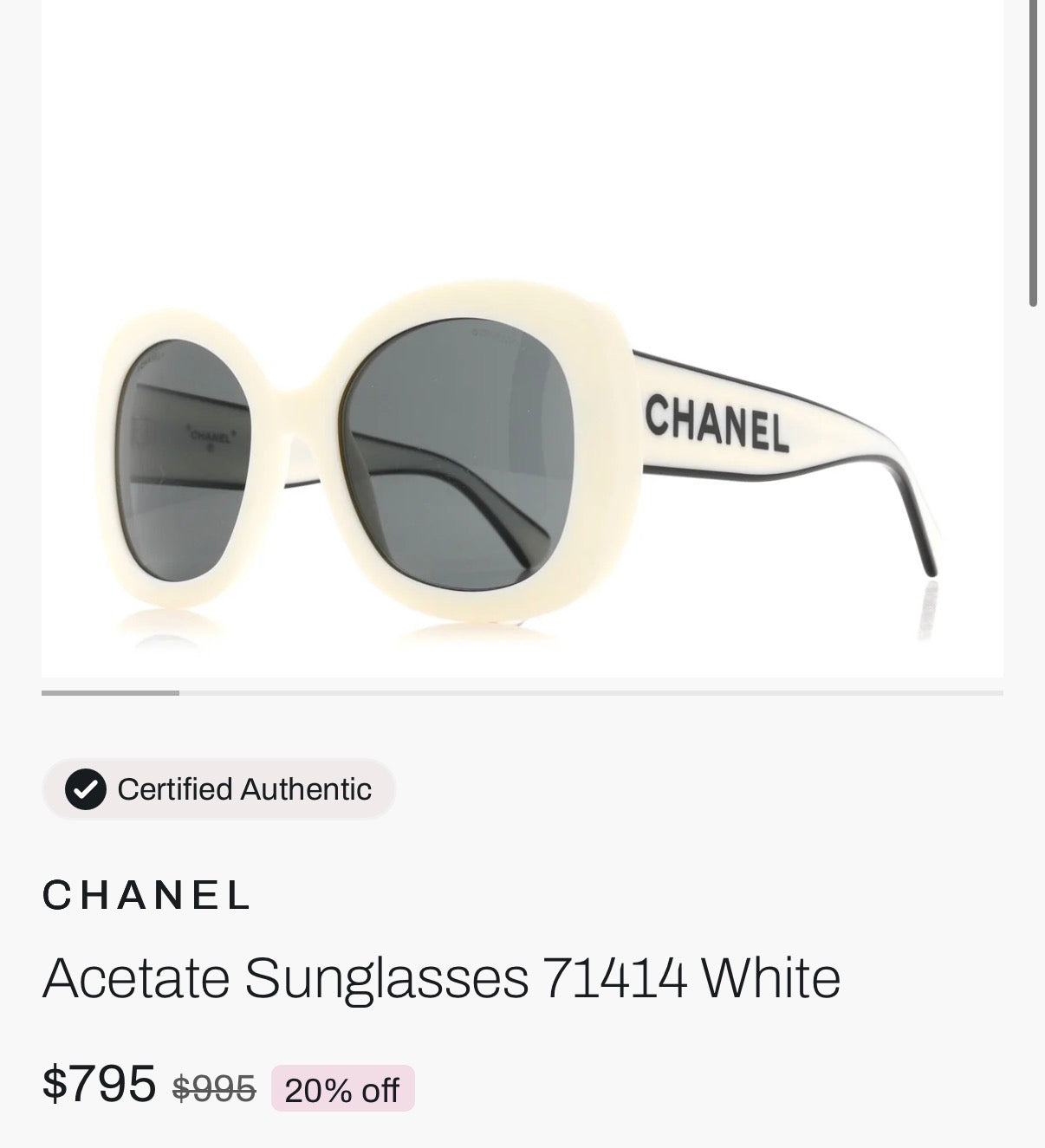 Chanel occhiali da sole