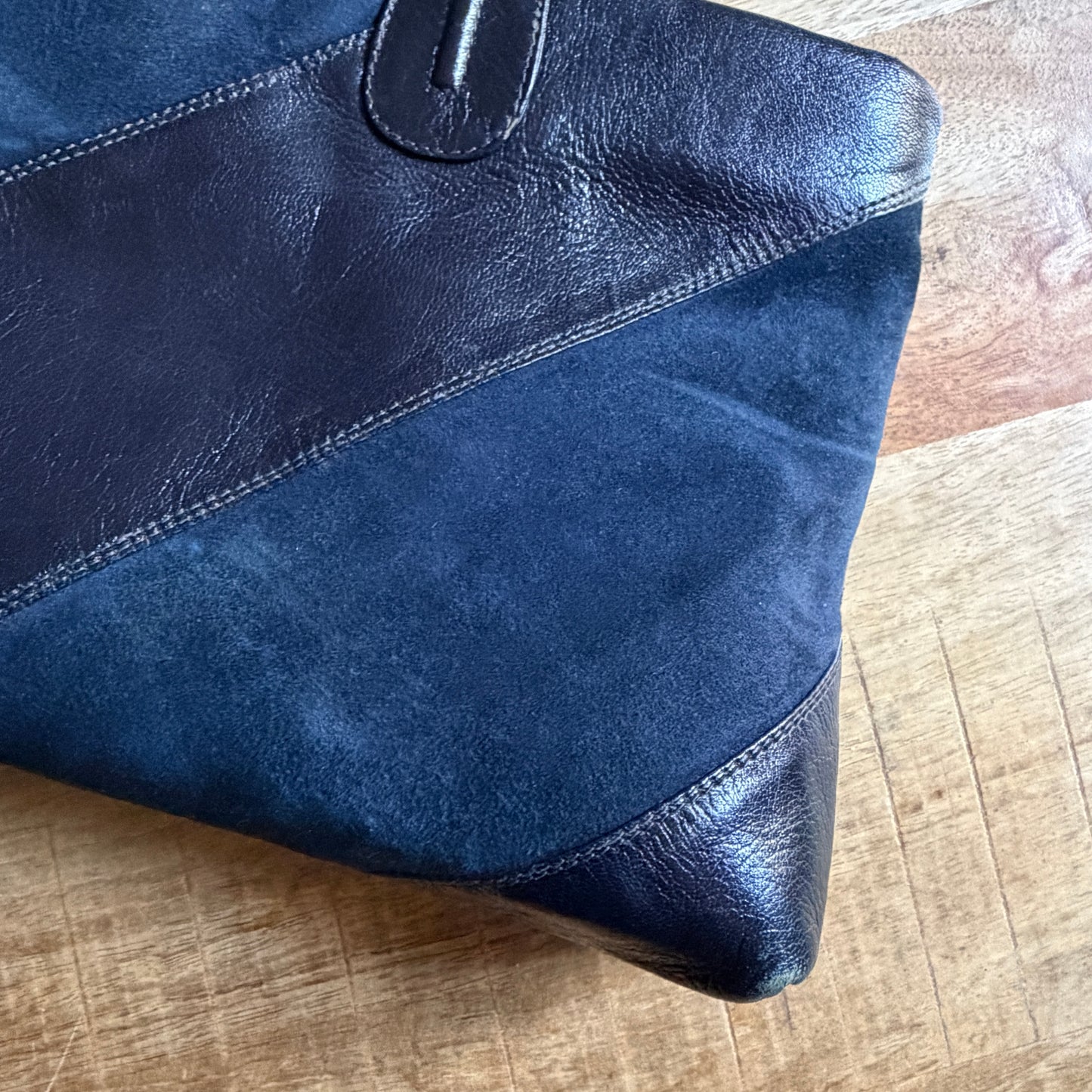 Borsetta vintage nero/blu