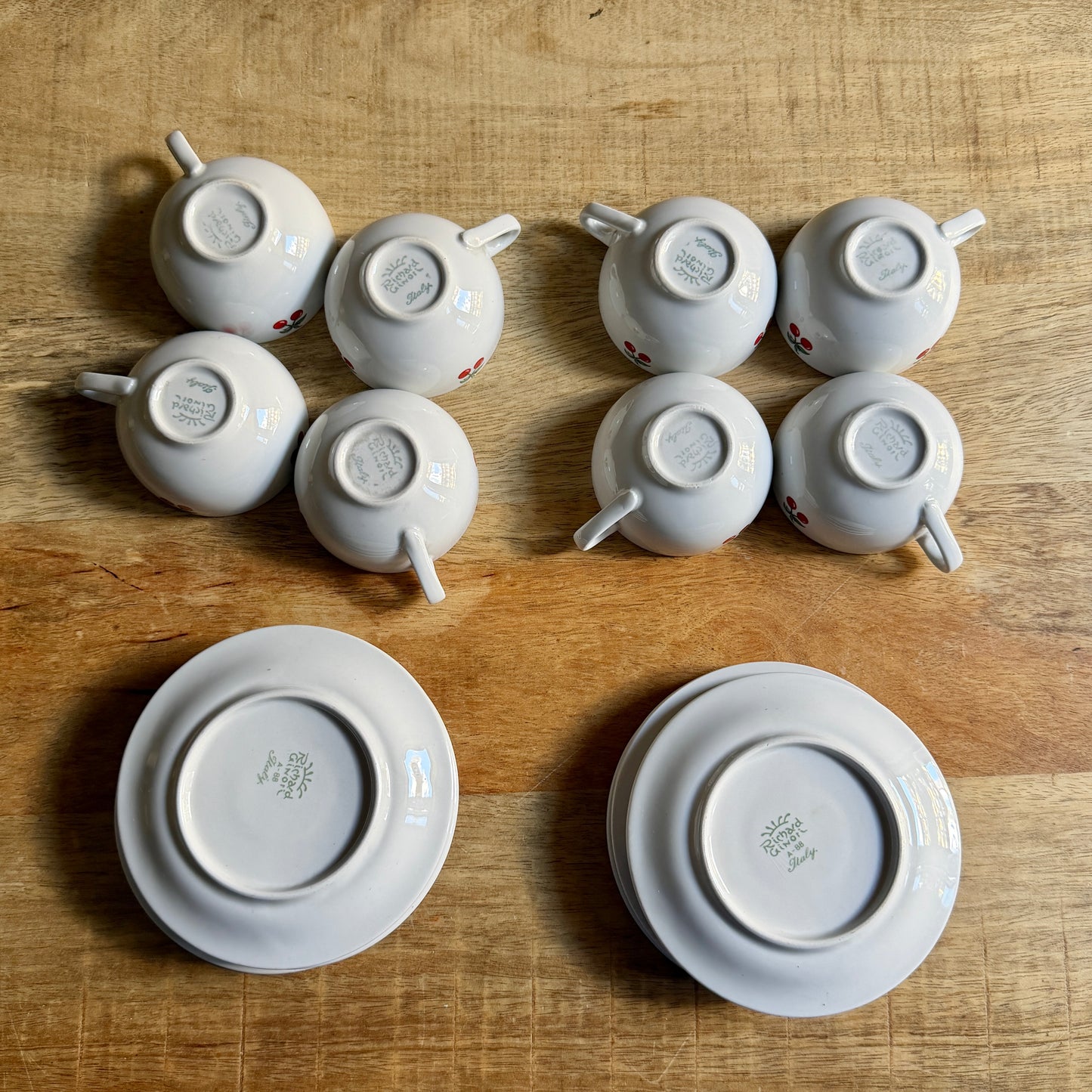 Richard Ginori set completo 8 tazzine