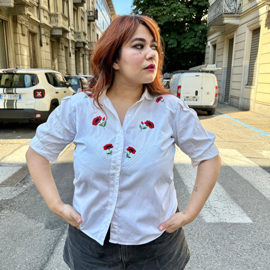 Camicetta papaveri S/L