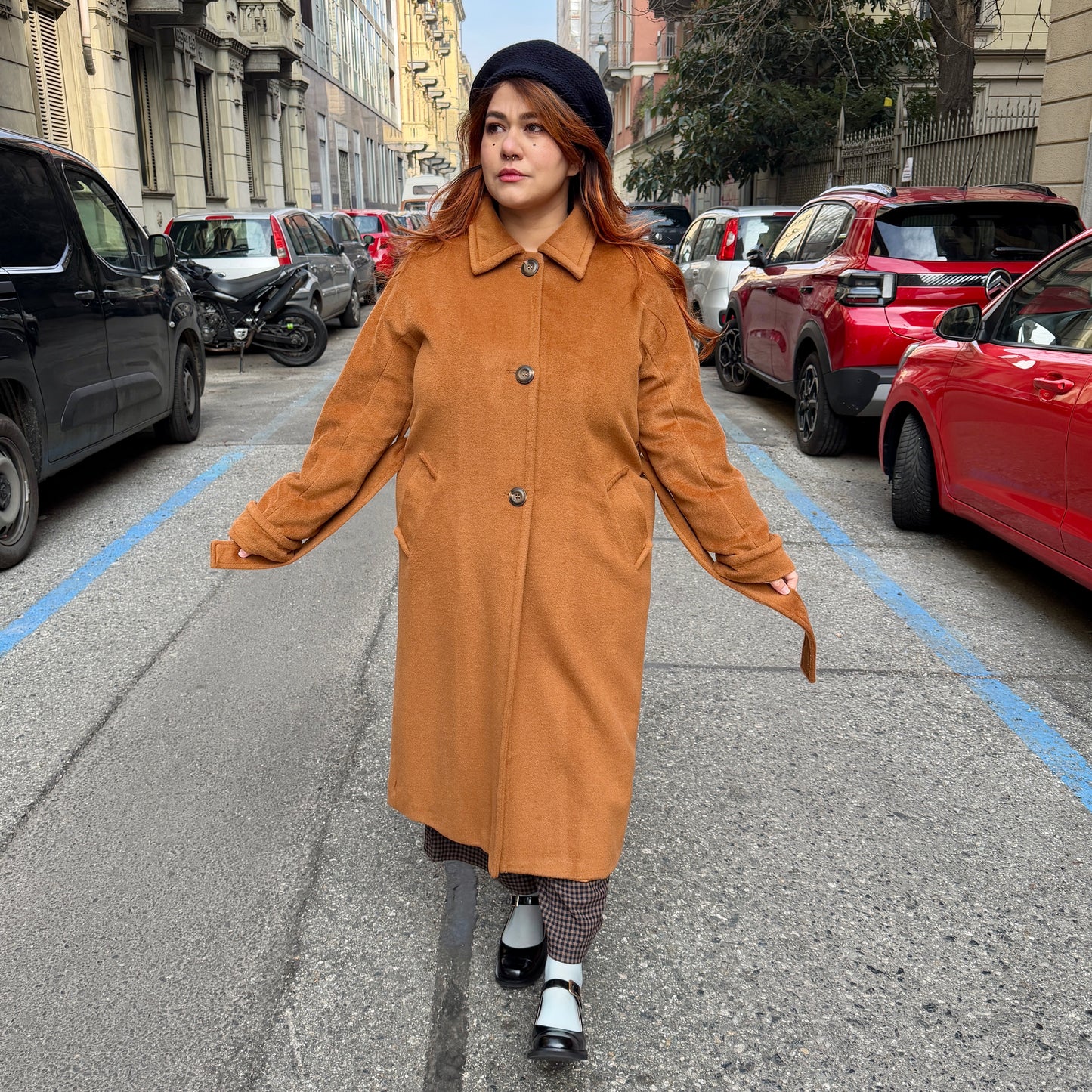 Cappotto ruggine Tg M/XXL