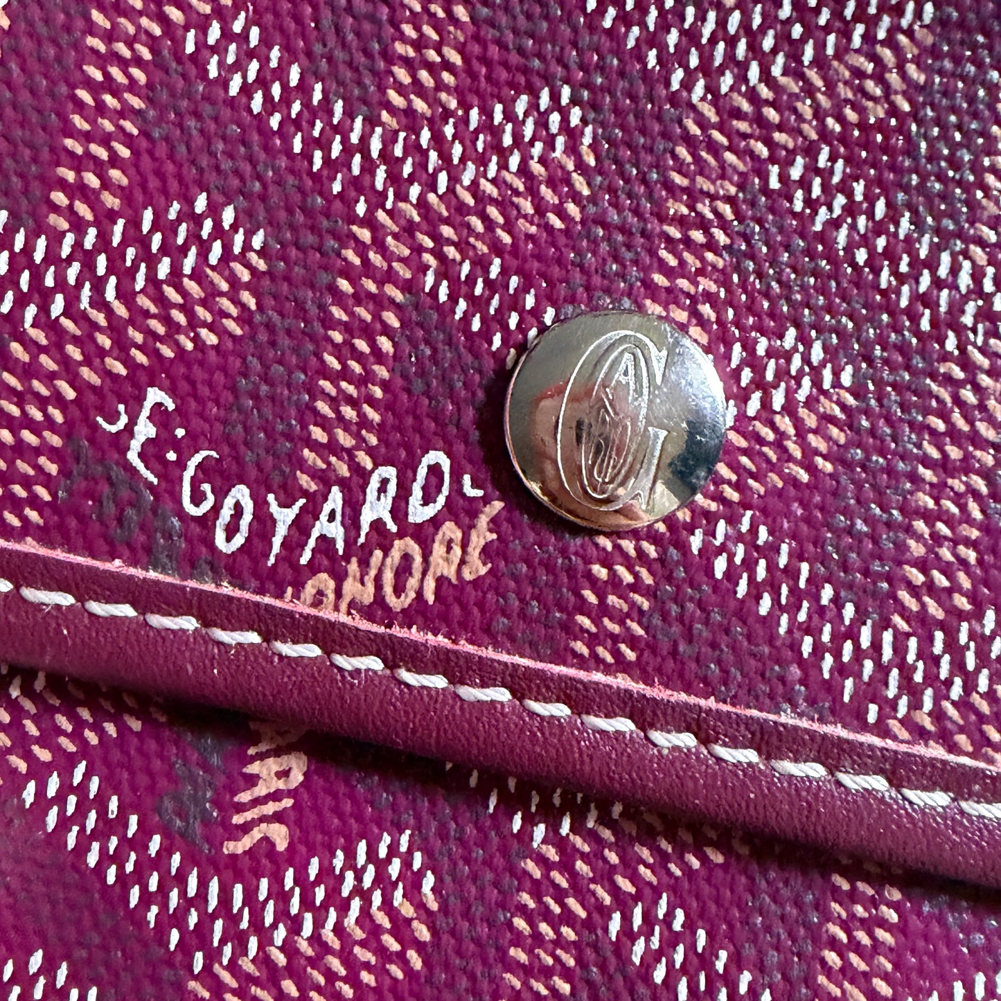 Goyard pochette bordeaux