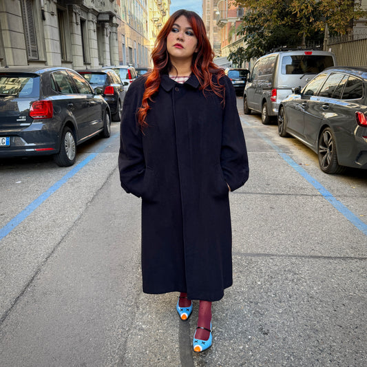 Cappotto blu sartoriale L/XXXL