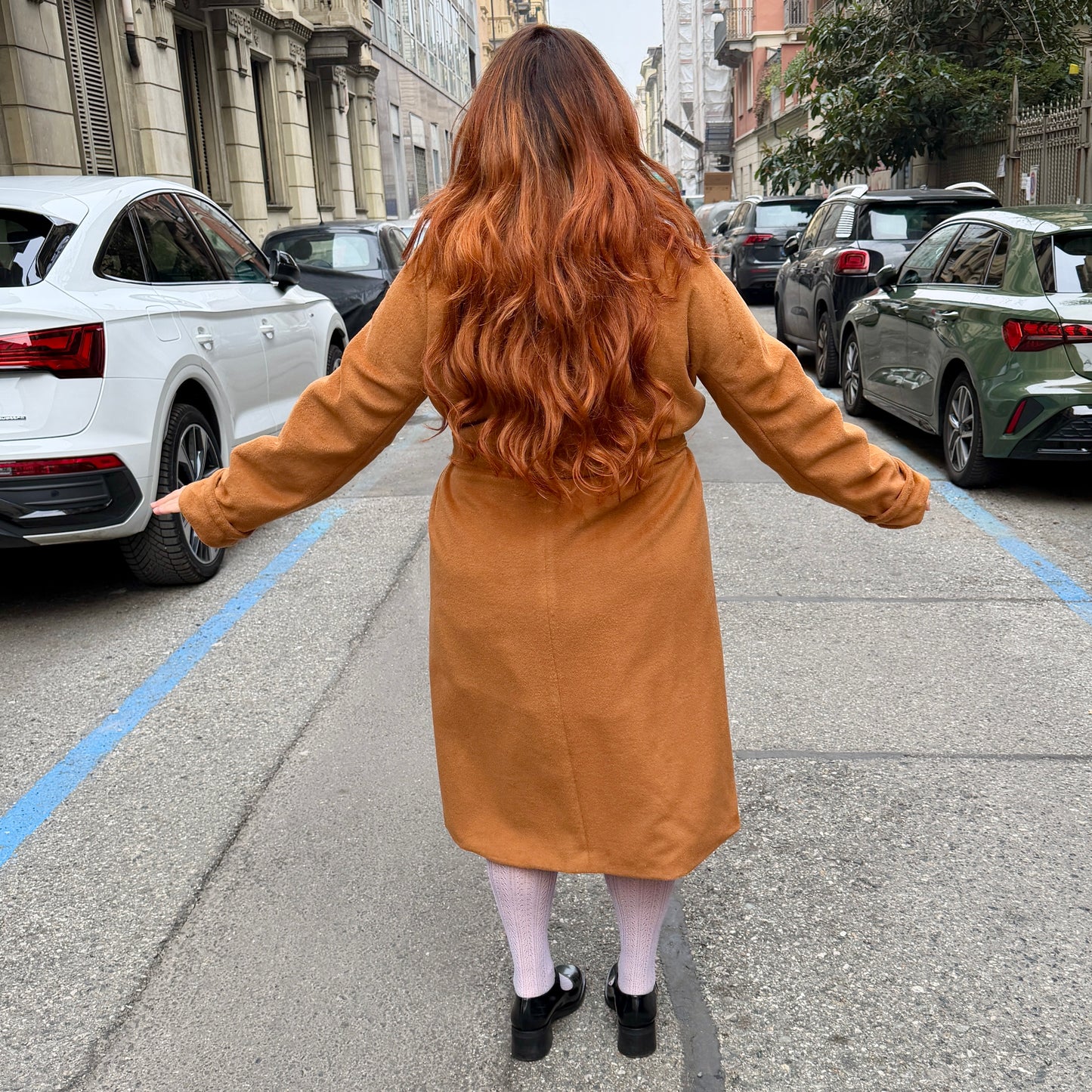 Cappotto ruggine Tg M/XXL