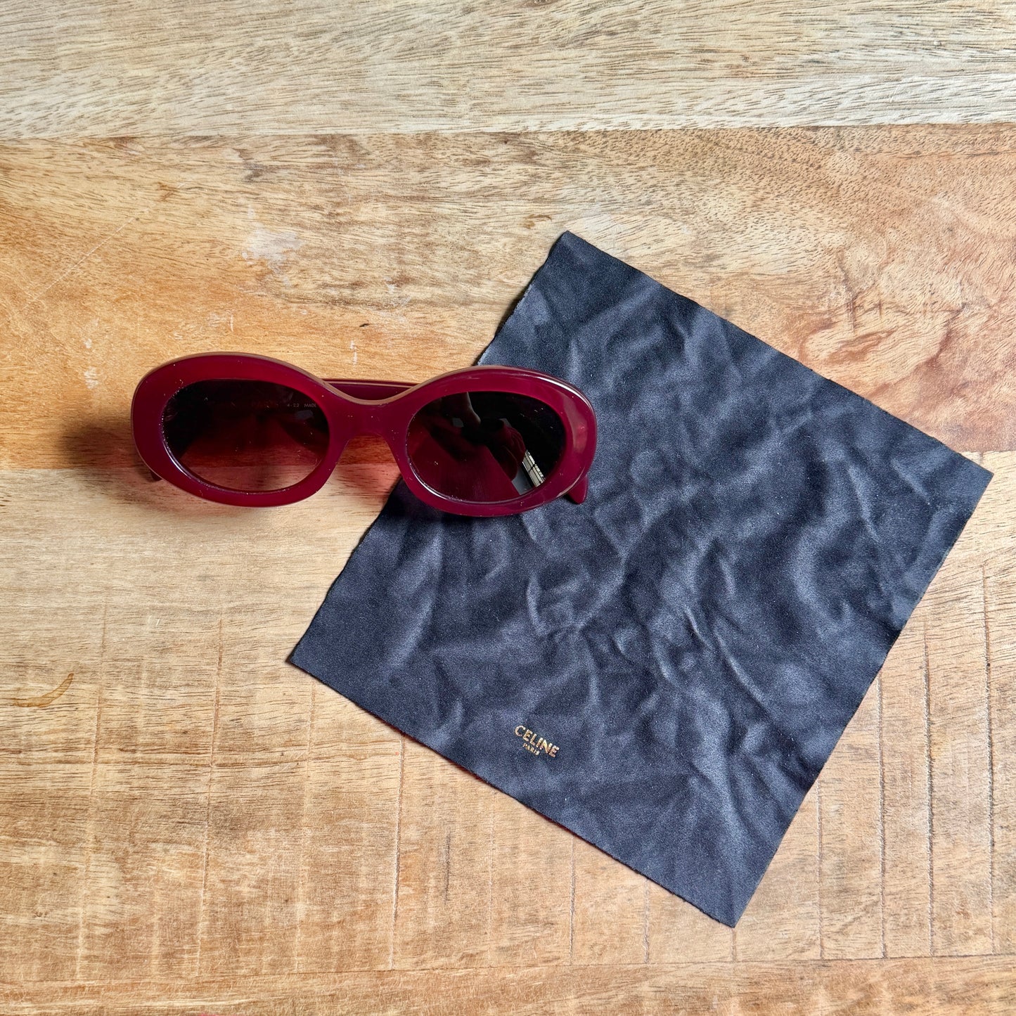 Celine  burgundy triomphe occhiali