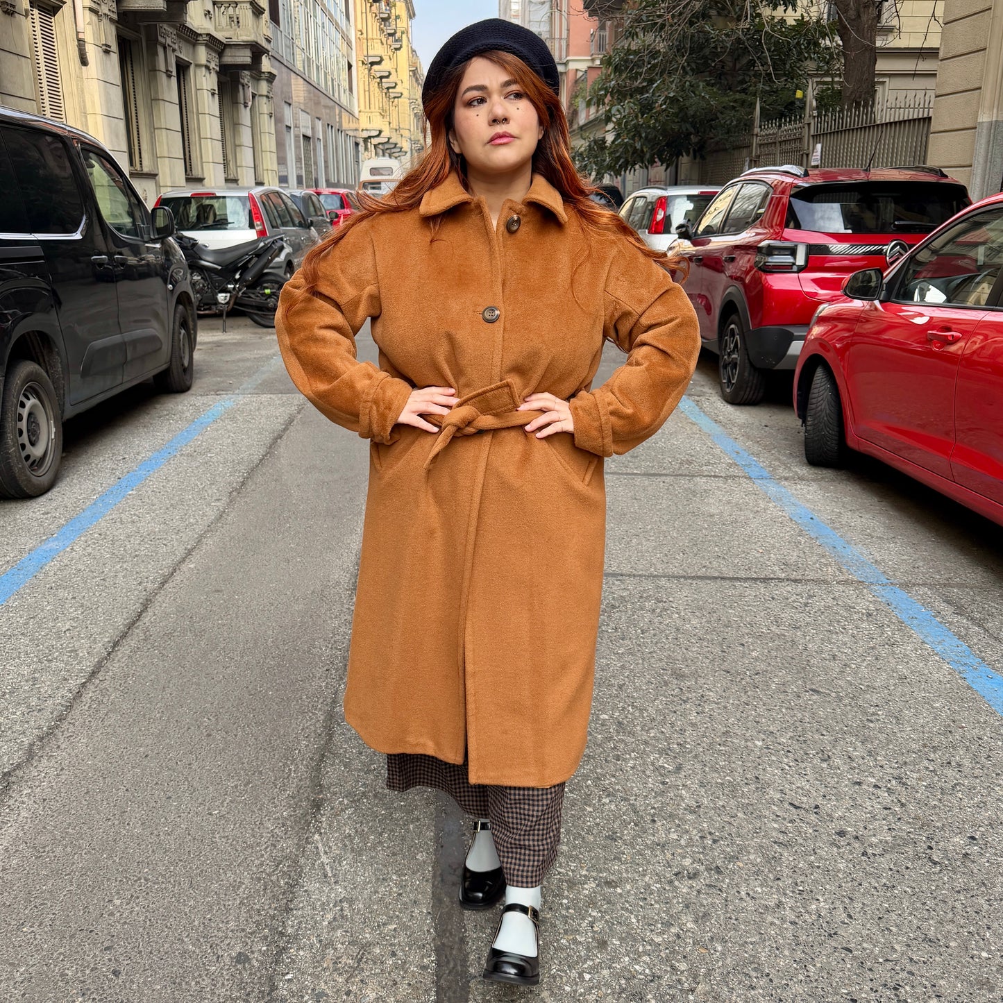 Cappotto ruggine Tg M/XXL