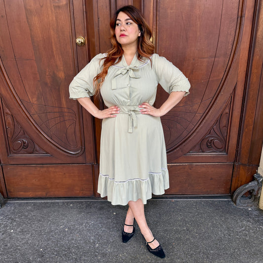 Abito vintage salvia M/XL