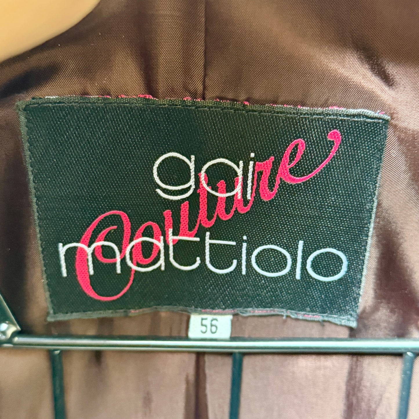 Gai Mattiolo couture blazer tg56