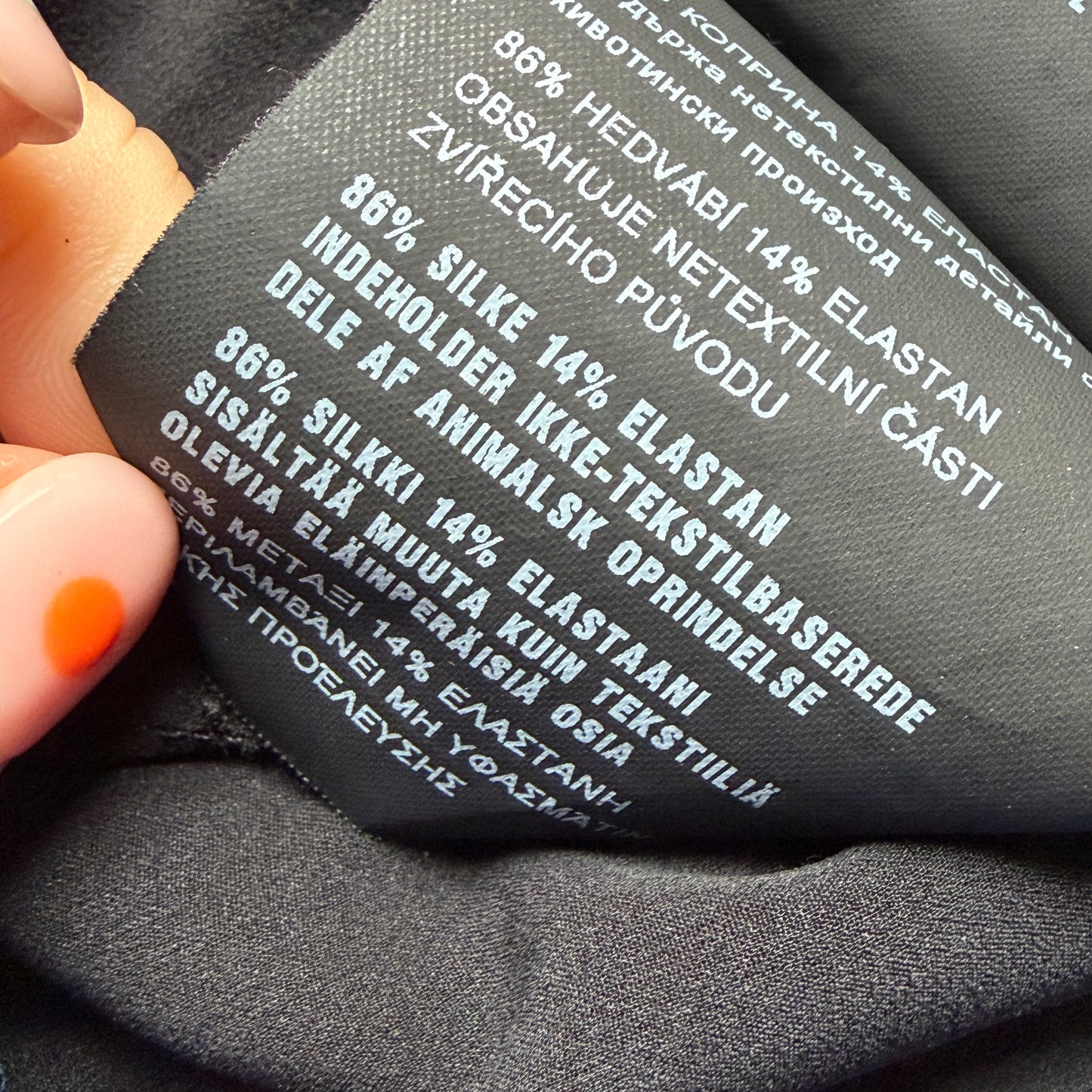 Prada blusa seta nera tg L/XXL