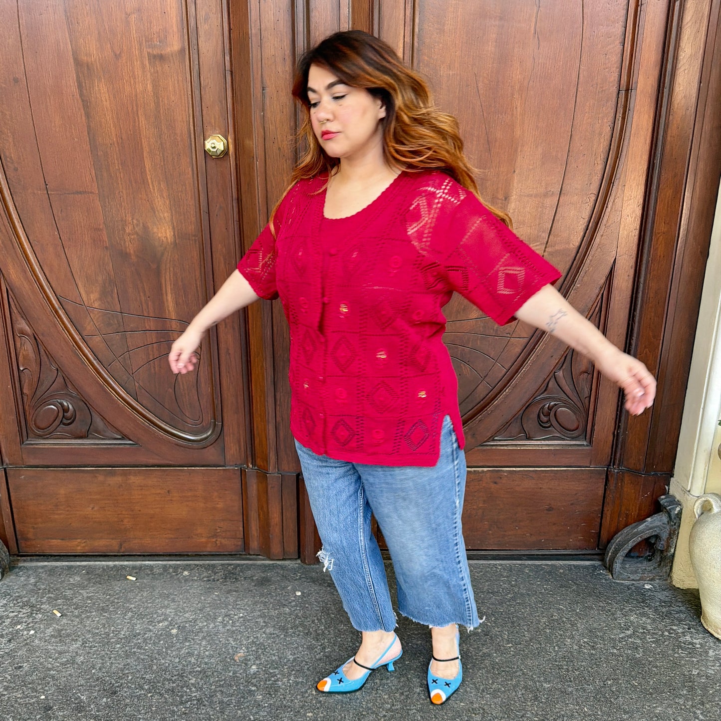 Twinset rosso vino L/XXL