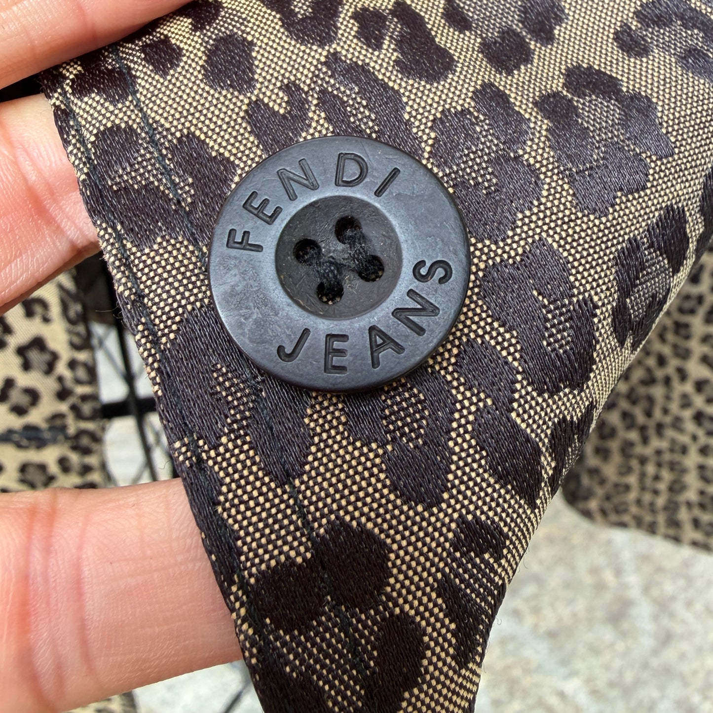 Fendi vintage maculata S/XL
