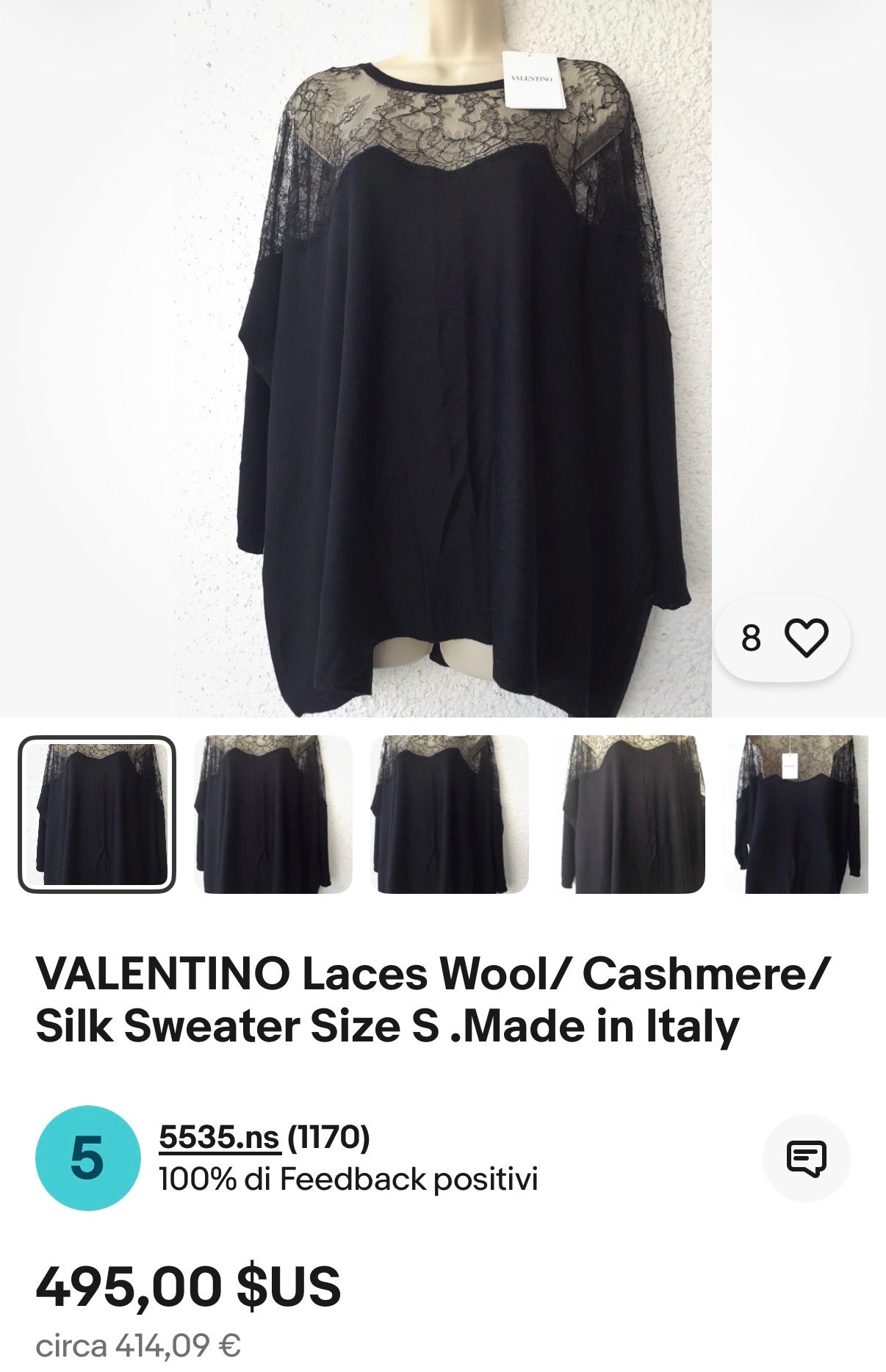 Valentino blusa TU