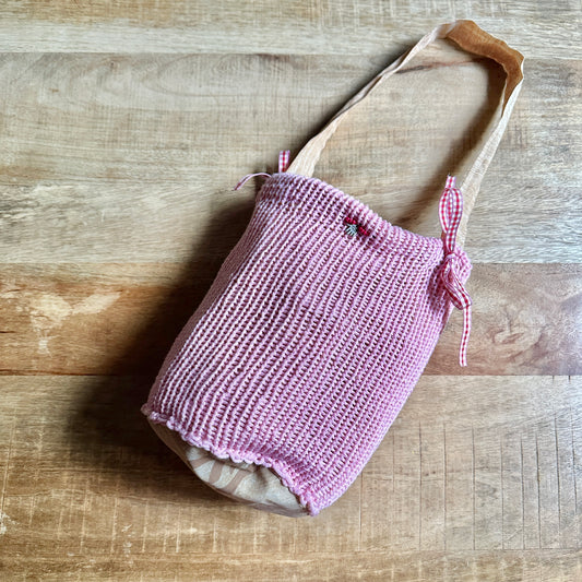 “Mochi bag” rosa chiaro