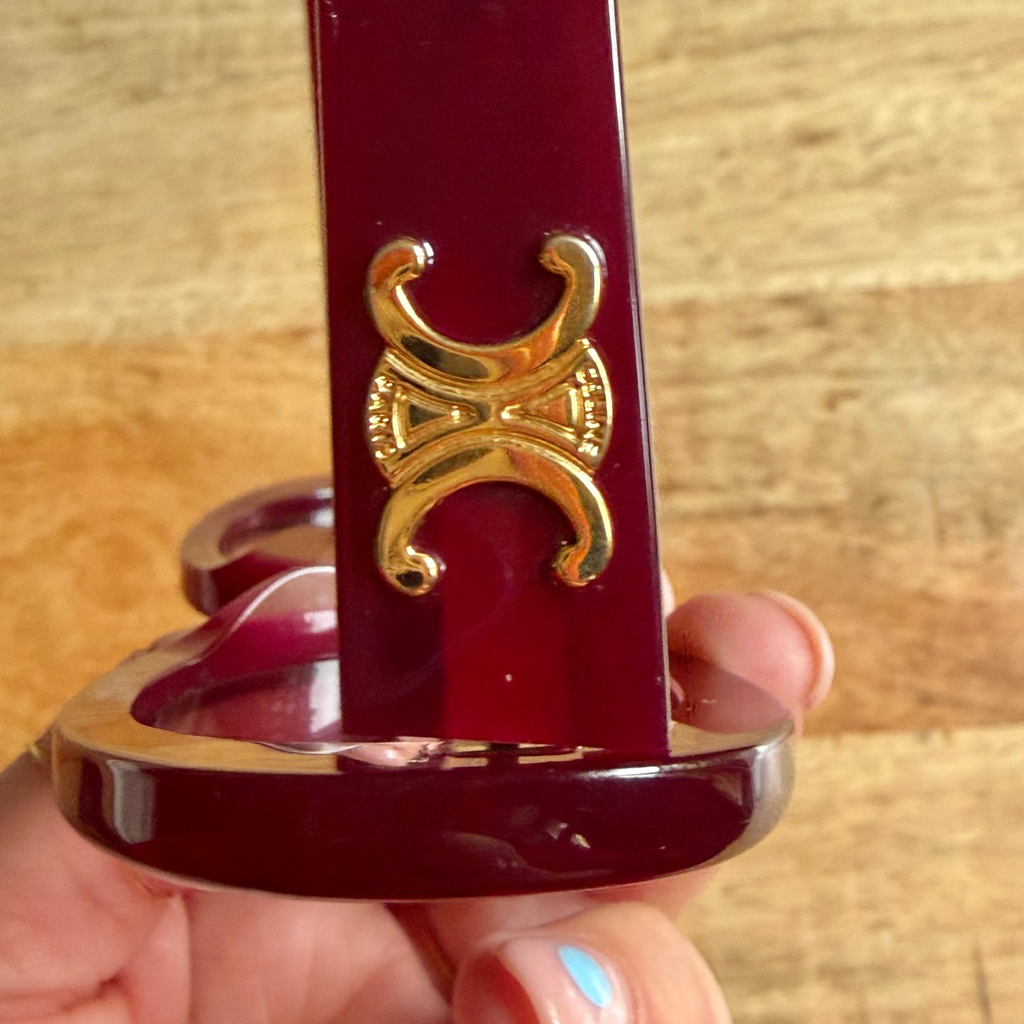 Celine  burgundy triomphe occhiali