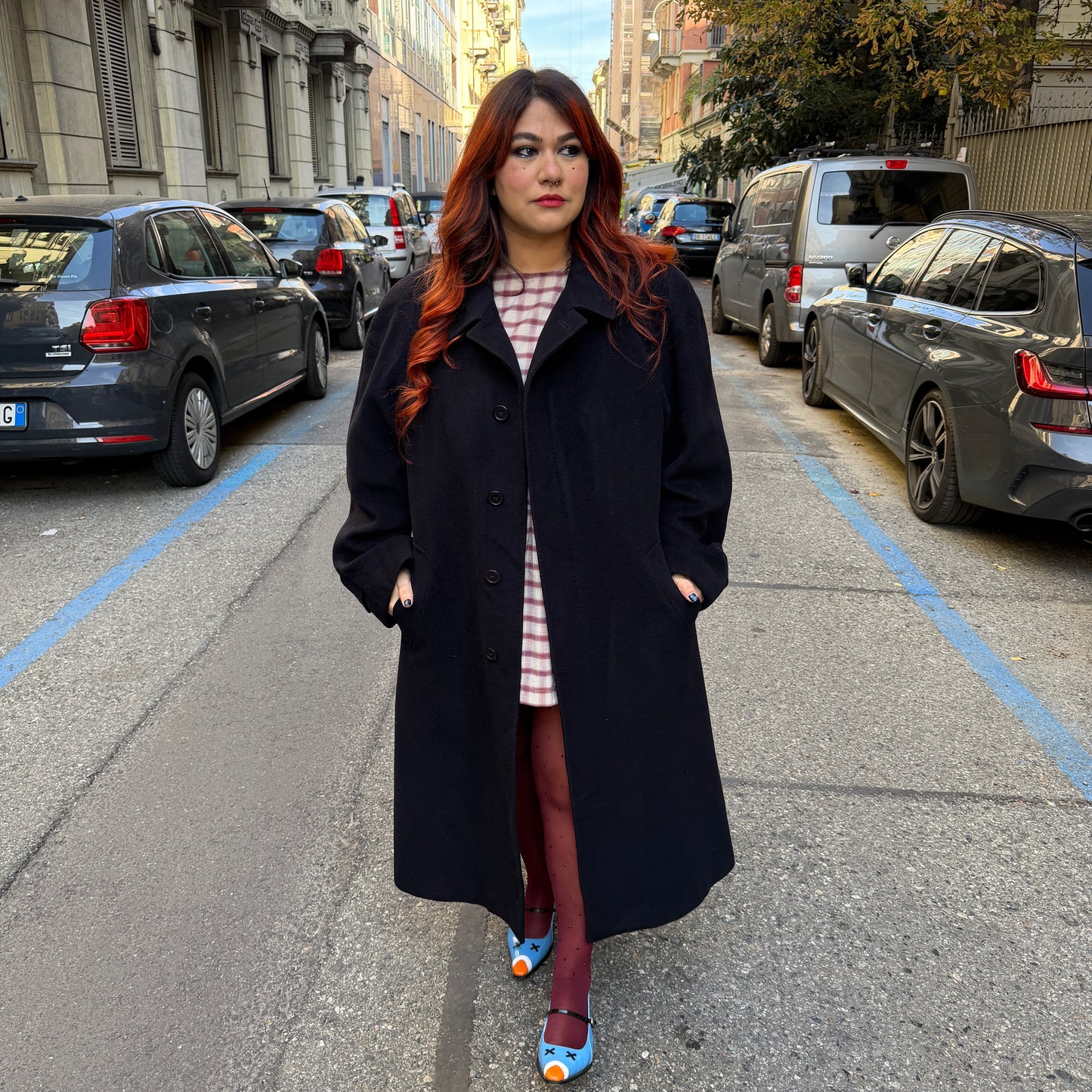 Cappotto blu sartoriale L/XXXL