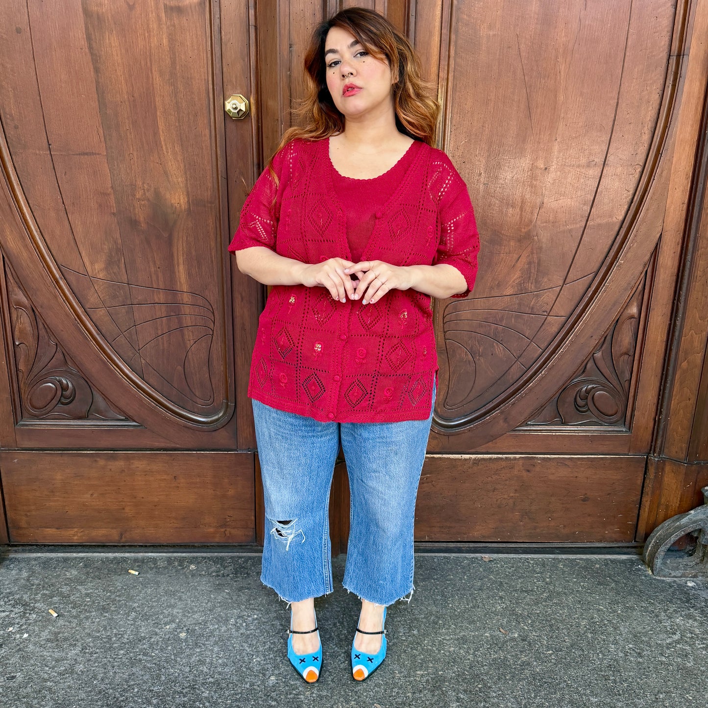 Twinset rosso vino L/XXL
