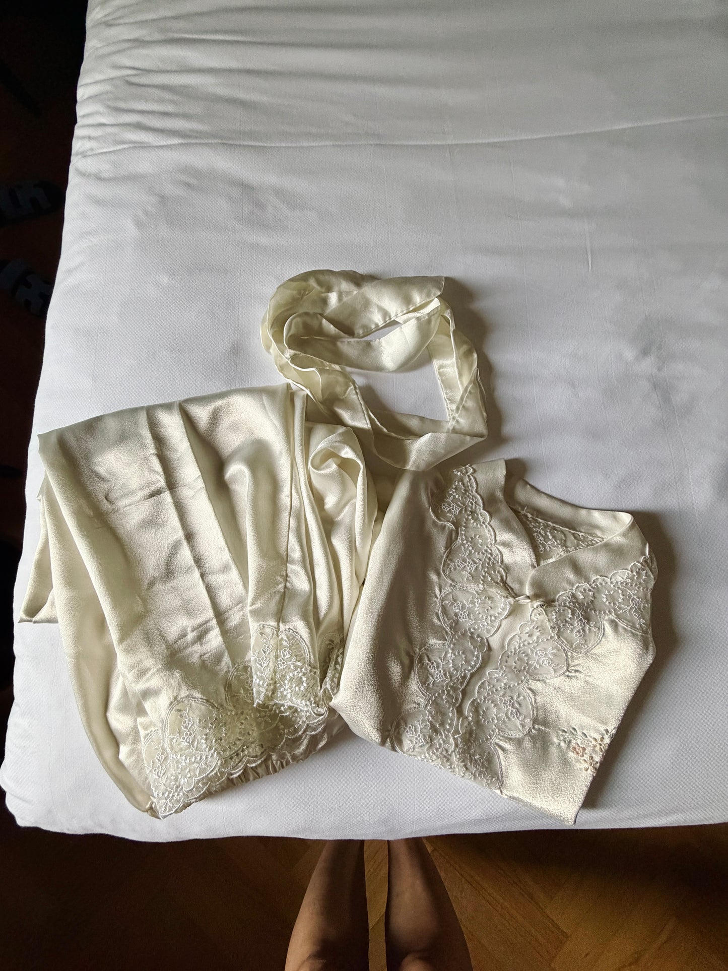 Pigiama vintage avorio L/XXXL