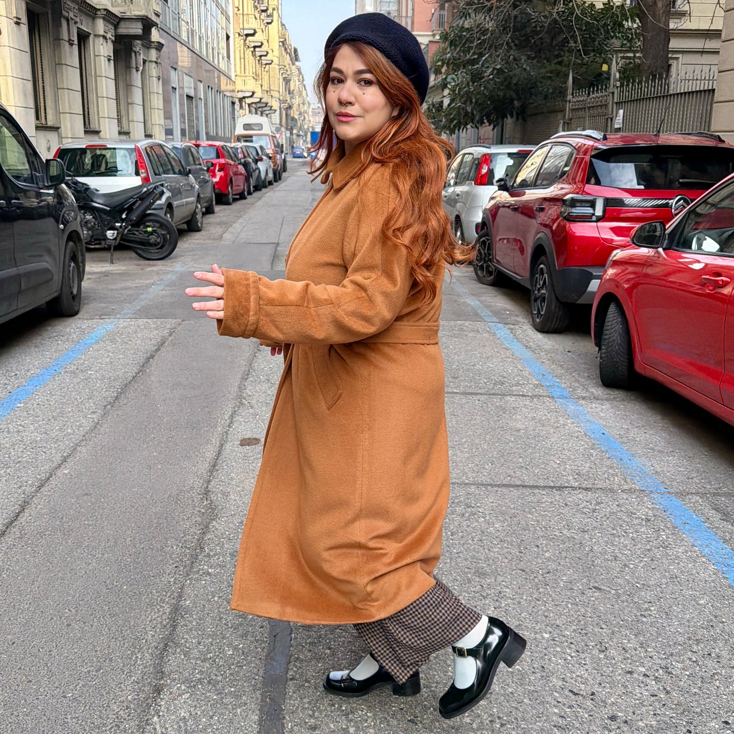 Cappotto ruggine Tg M/XXL