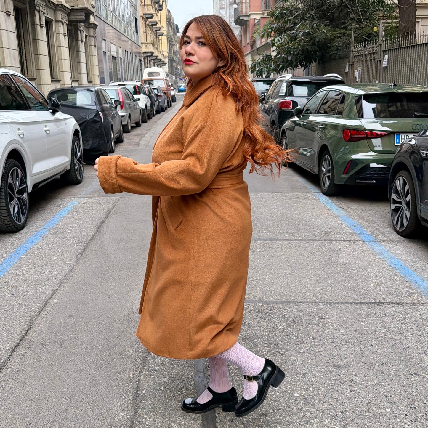 Cappotto ruggine Tg M/XXL