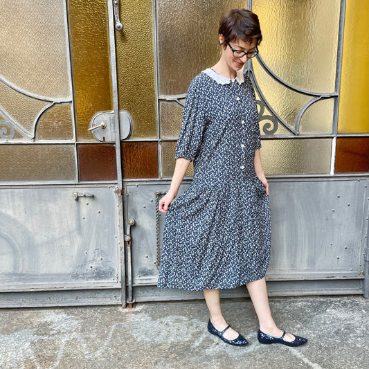 Vintage abito fiori S